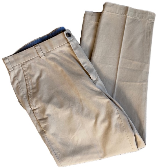 Brooks Brothers Clark Fit khaki long pants tan 35 /30 - Picture 1 of 12